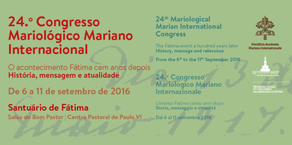 24.º Congresso Mariológico Mariano Internacional realiza-se de 6 a 11 de setembro em Fátima